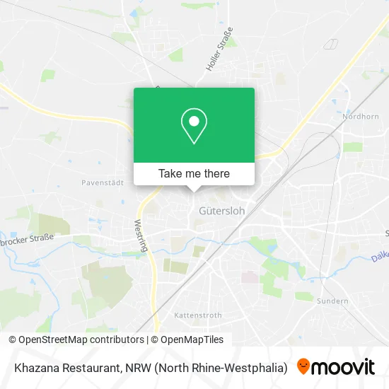 Карта Khazana Restaurant