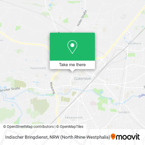 Карта Indischer Bringdienst