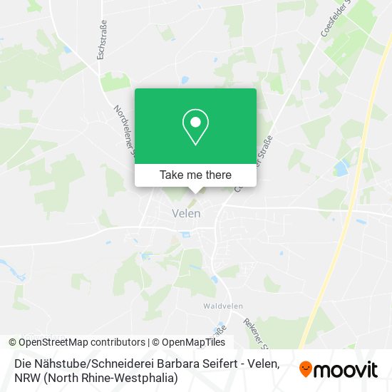 Die Nähstube / Schneiderei Barbara Seifert - Velen map