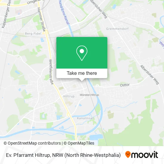 Карта Ev. Pfarramt Hiltrup
