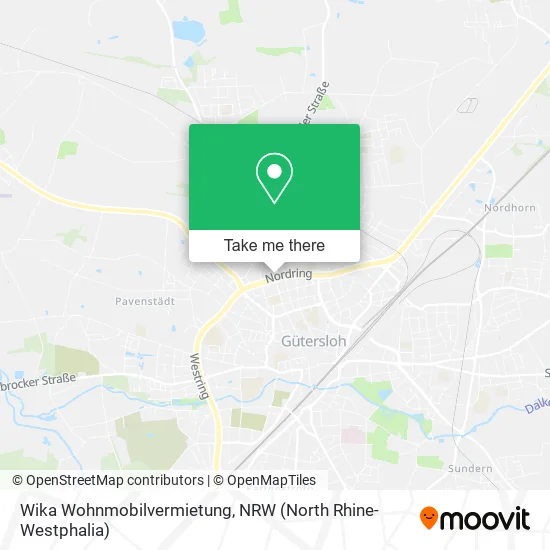 Карта Wika Wohnmobilvermietung