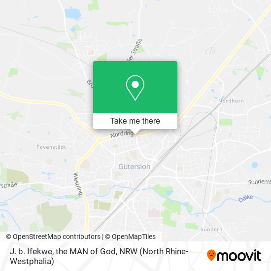 J. b. Ifekwe, the MAN of God map