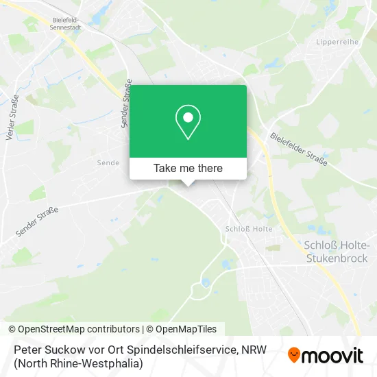 Карта Peter Suckow vor Ort Spindelschleifservice