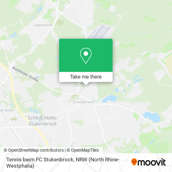 Карта Tennis beim FC Stukenbrock