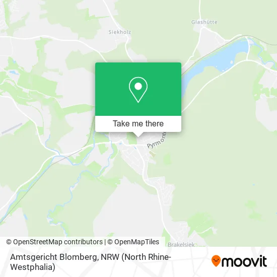 Карта Amtsgericht Blomberg