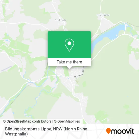 Bildungskompass Lippe map