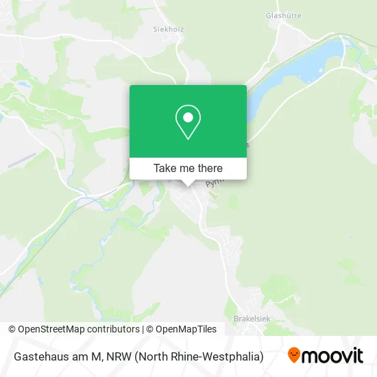 Карта Gastehaus am M