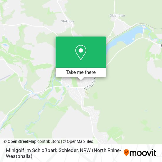 Minigolf im Schloßpark Schieder map