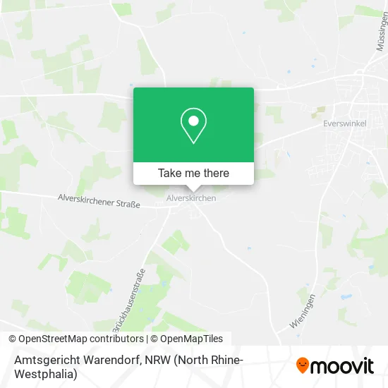 Карта Amtsgericht Warendorf