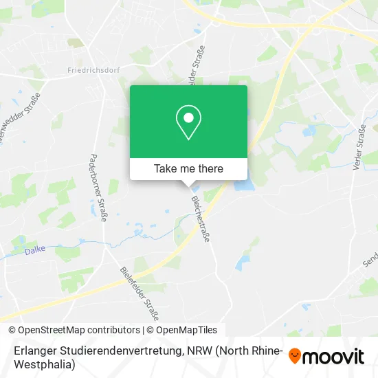 Карта Erlanger Studierendenvertretung