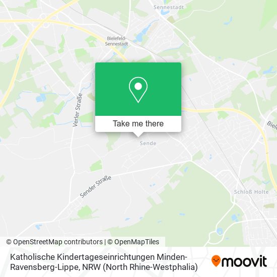 Карта Katholische Kindertageseinrichtungen Minden-Ravensberg-Lippe
