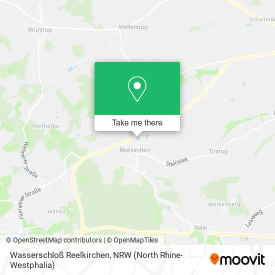 Карта Wasserschloß Reelkirchen