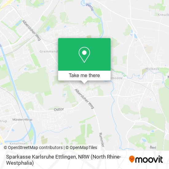 Sparkasse Karlsruhe Ettlingen map