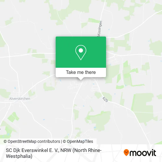 Карта SC Djk Everswinkel E. V.