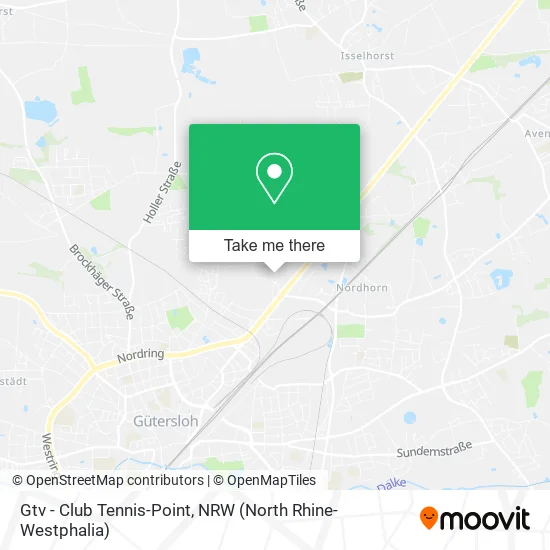 Gtv - Club Tennis-Point map