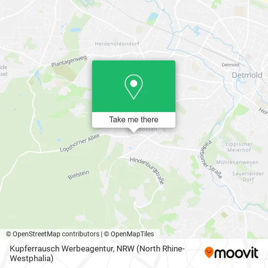Карта Kupferrausch Werbeagentur