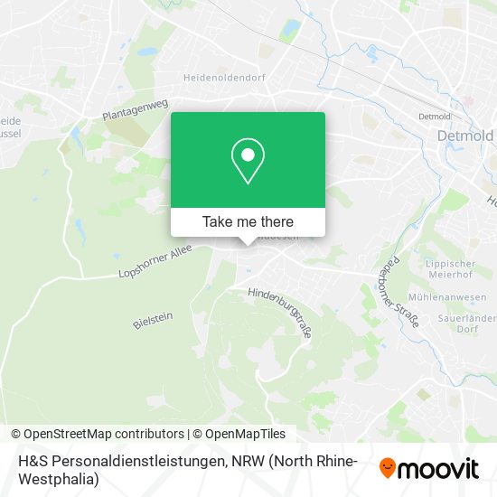 H&S Personaldienstleistungen map