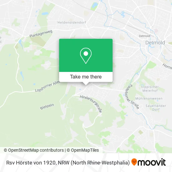 Rsv Hörste von 1920 map