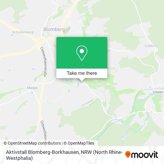 Aktivstall Blomberg-Borkhausen map