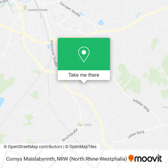 Карта Cornys Maislabyrinth