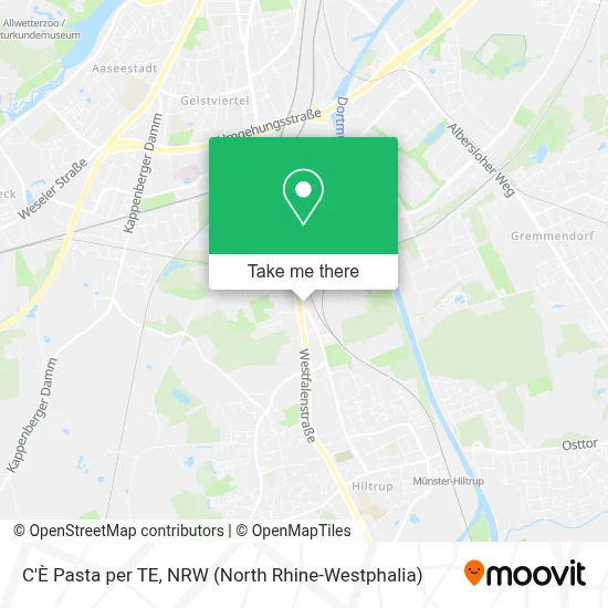 C'È Pasta per TE map