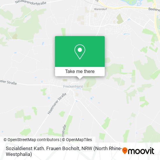 Sozialdienst Kath. Frauen Bocholt map