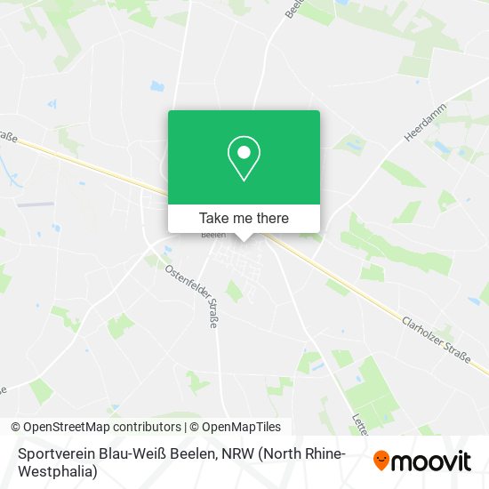 Sportverein Blau-Weiß Beelen map