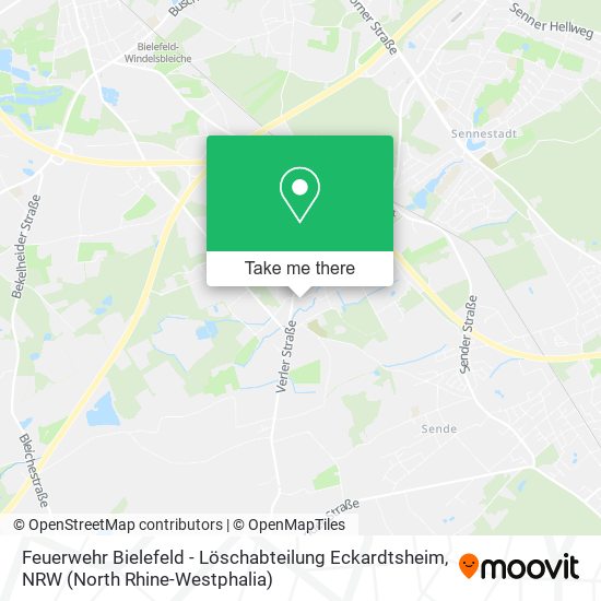 Feuerwehr Bielefeld - Löschabteilung Eckardtsheim map