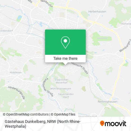 Карта Gästehaus Dunkelberg