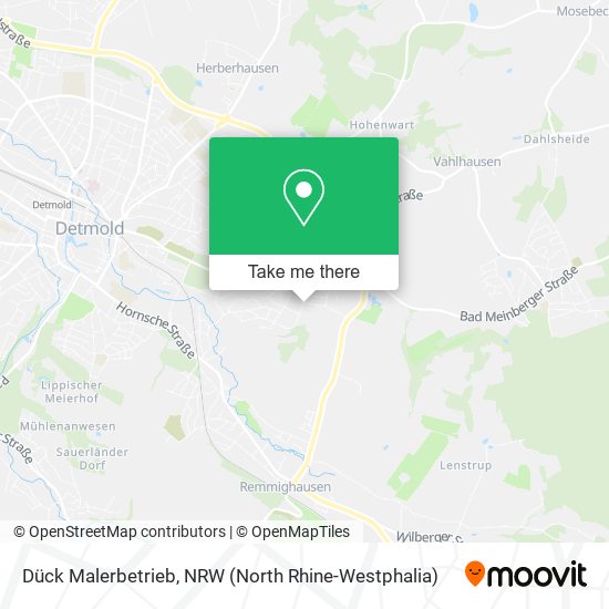 Dück Malerbetrieb map
