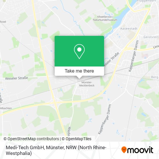 Medi-Tech GmbH, Münster map
