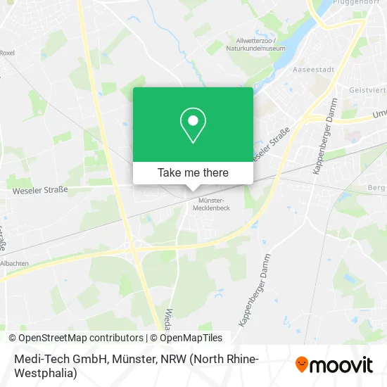 Карта Medi-Tech GmbH, Münster