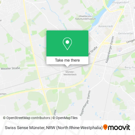 Карта Swiss Sense Münster