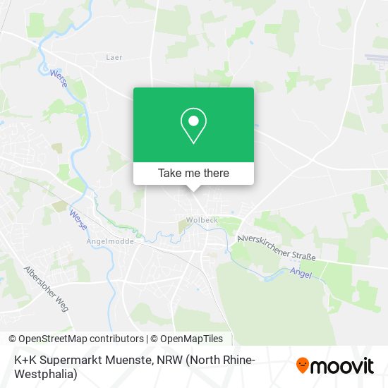 K+K Supermarkt Muenste map