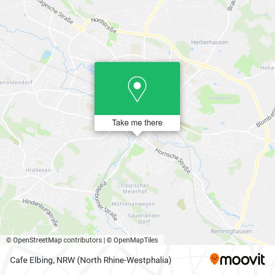 Карта Cafe Elbing