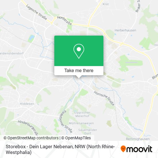 Storebox - Dein Lager Nebenan map