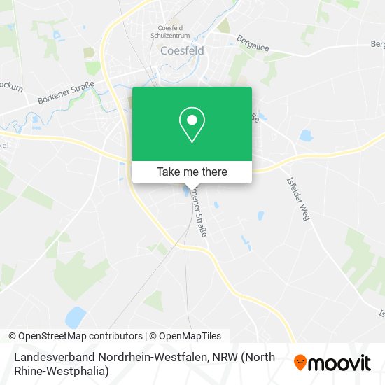 Landesverband Nordrhein-Westfalen map