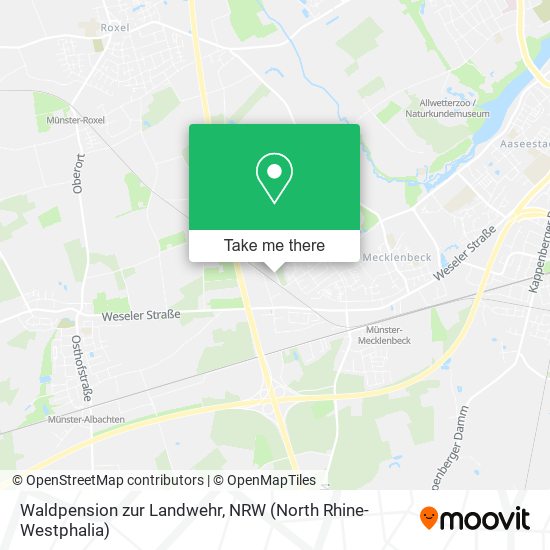 Waldpension zur Landwehr map