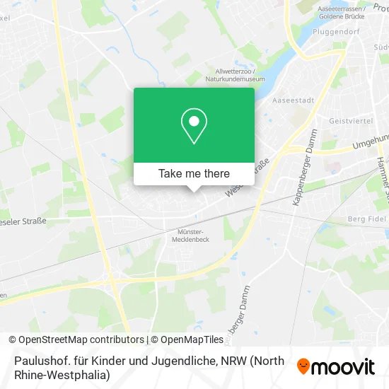 Карта Paulushof. für Kinder und Jugendliche