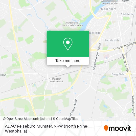 ADAC Reisebüro Münster map