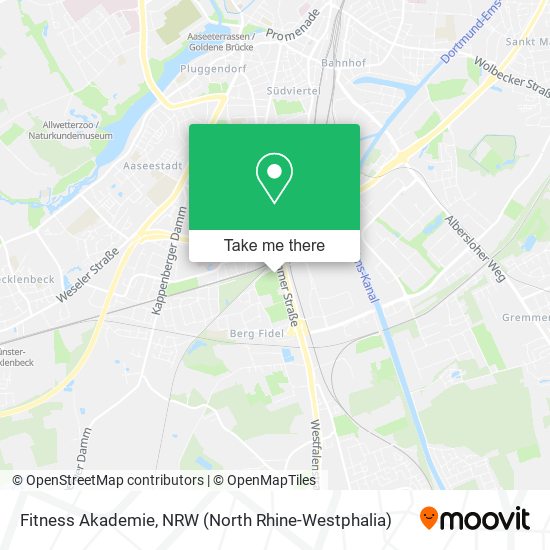 Fitness Akademie map