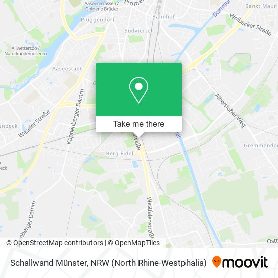 Schallwand Münster map