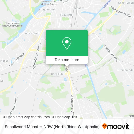 Карта Schallwand Münster