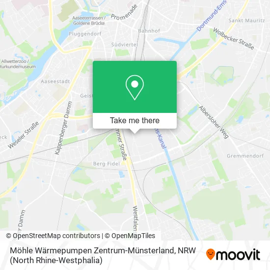Möhle Wärmepumpen Zentrum-Münsterland map