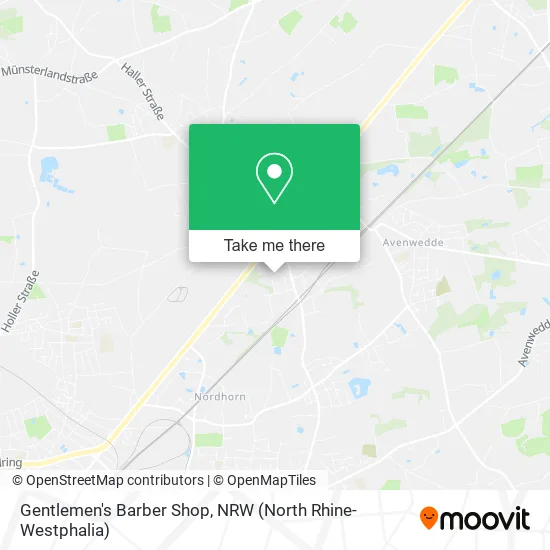 Карта Gentlemen's Barber Shop