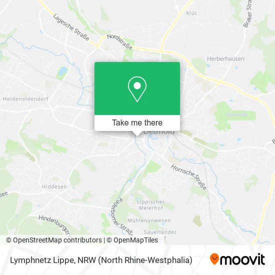 Карта Lymphnetz Lippe