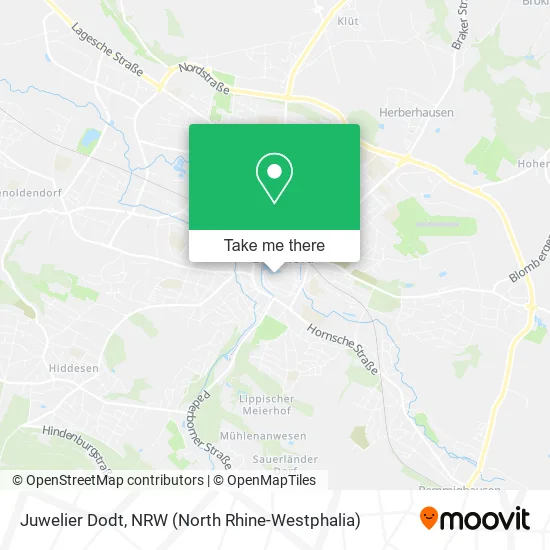 Карта Juwelier Dodt