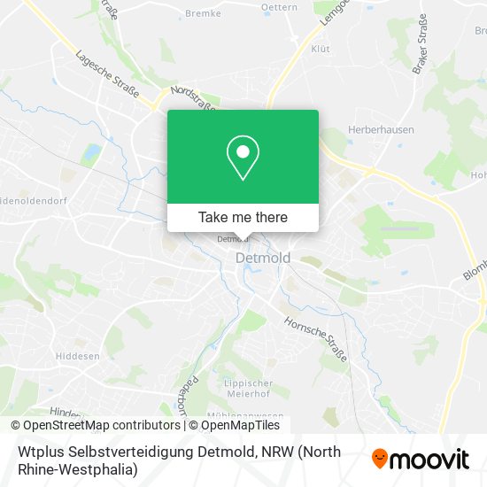 Wtplus Selbstverteidigung Detmold map