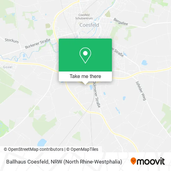 Карта Ballhaus Coesfeld