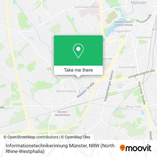Карта Informationstechnikerinnung Münster
